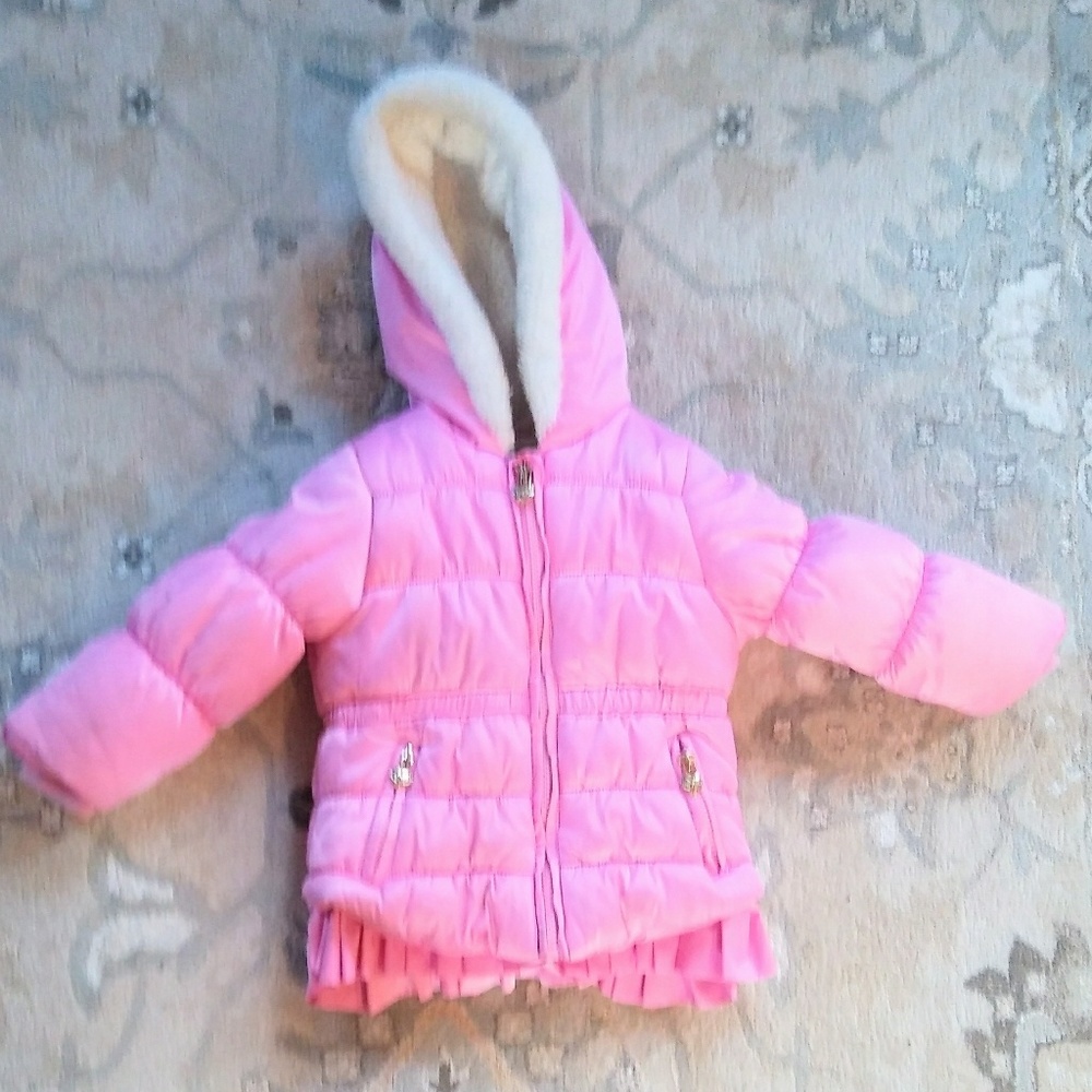 OshKosh Frilly Satin Puffy Coat